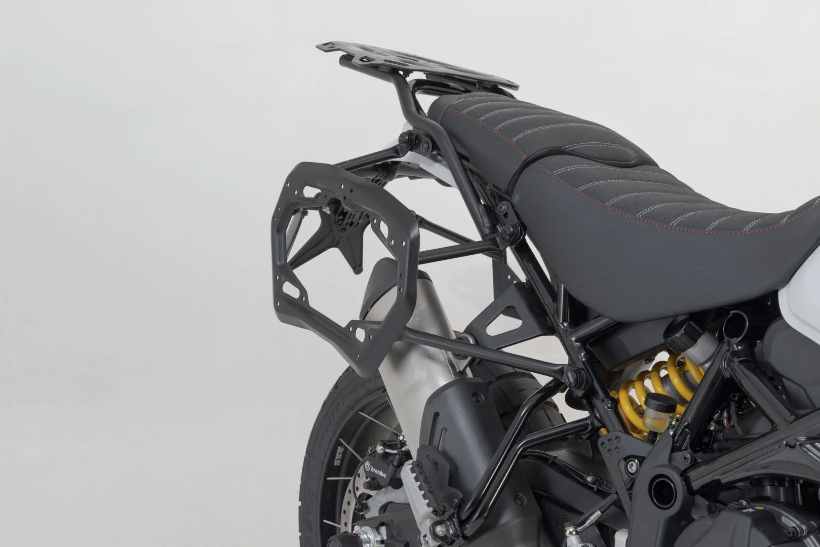 TRAX ADV aluminium case system Ducati DesertX (22-) 45/37 litre Silver - Image 3