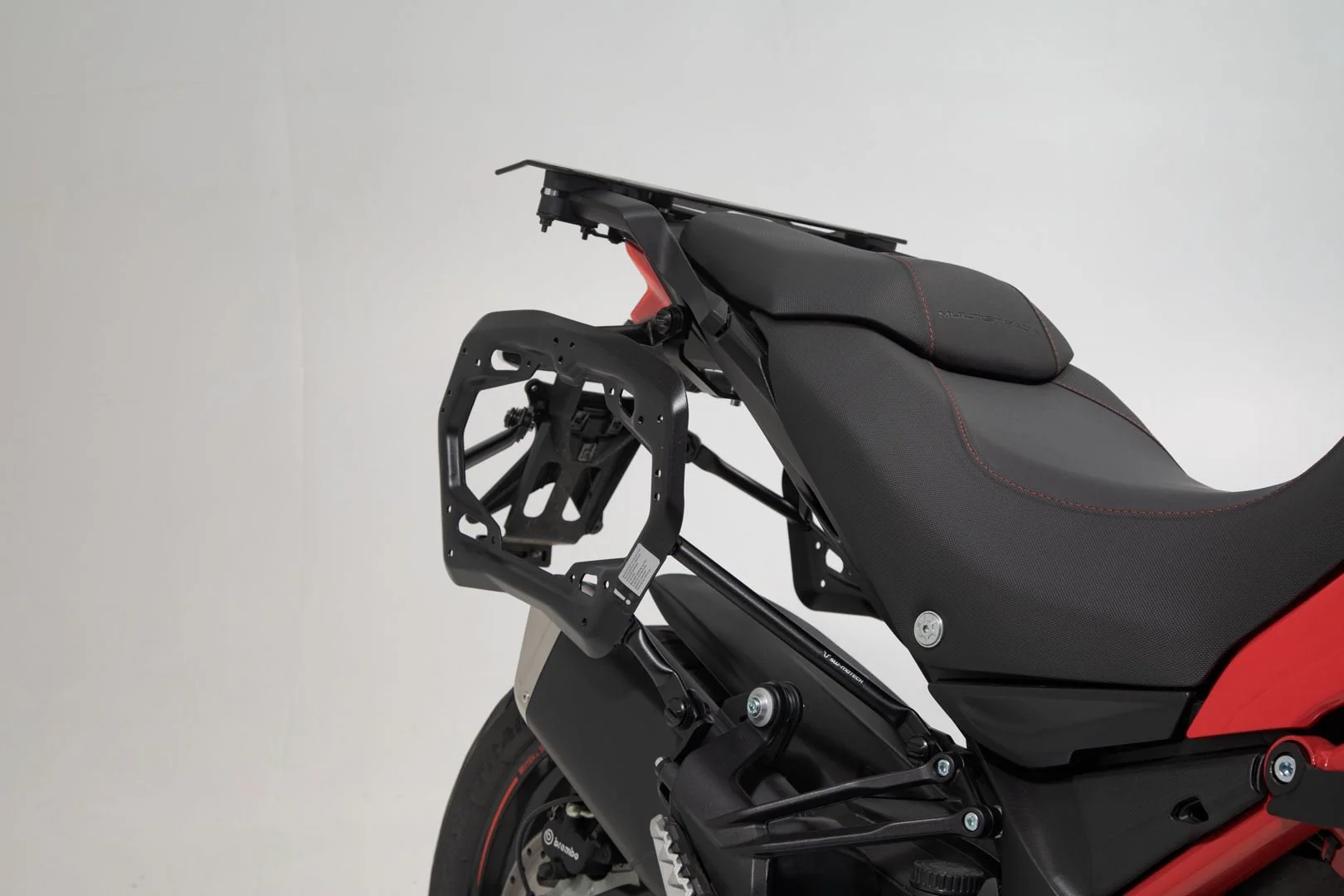 TRAX ADV Aluminium Case System 37/37 litre Ducati Multistrada 1200/1260/950 (15-) Black - Image 3