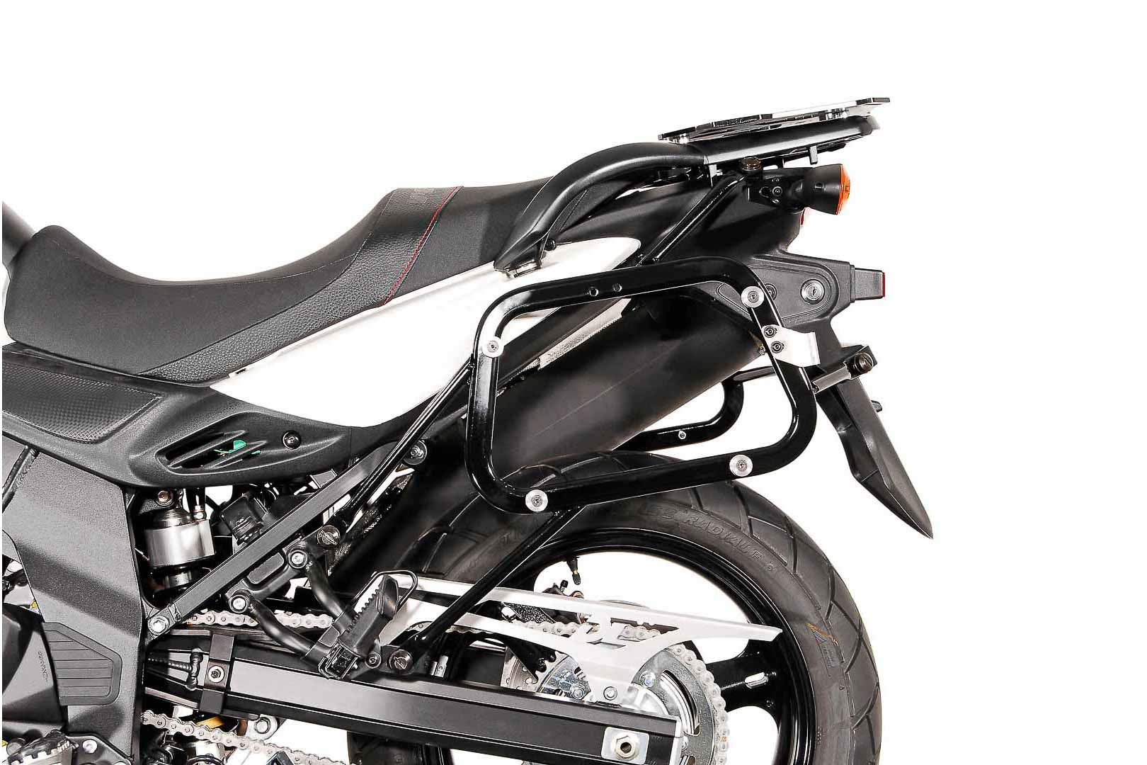TRAX ADV Aluminium Case System 45/37 litre Suzuki DL 650 V-Strom (11-16) Black - Image 2