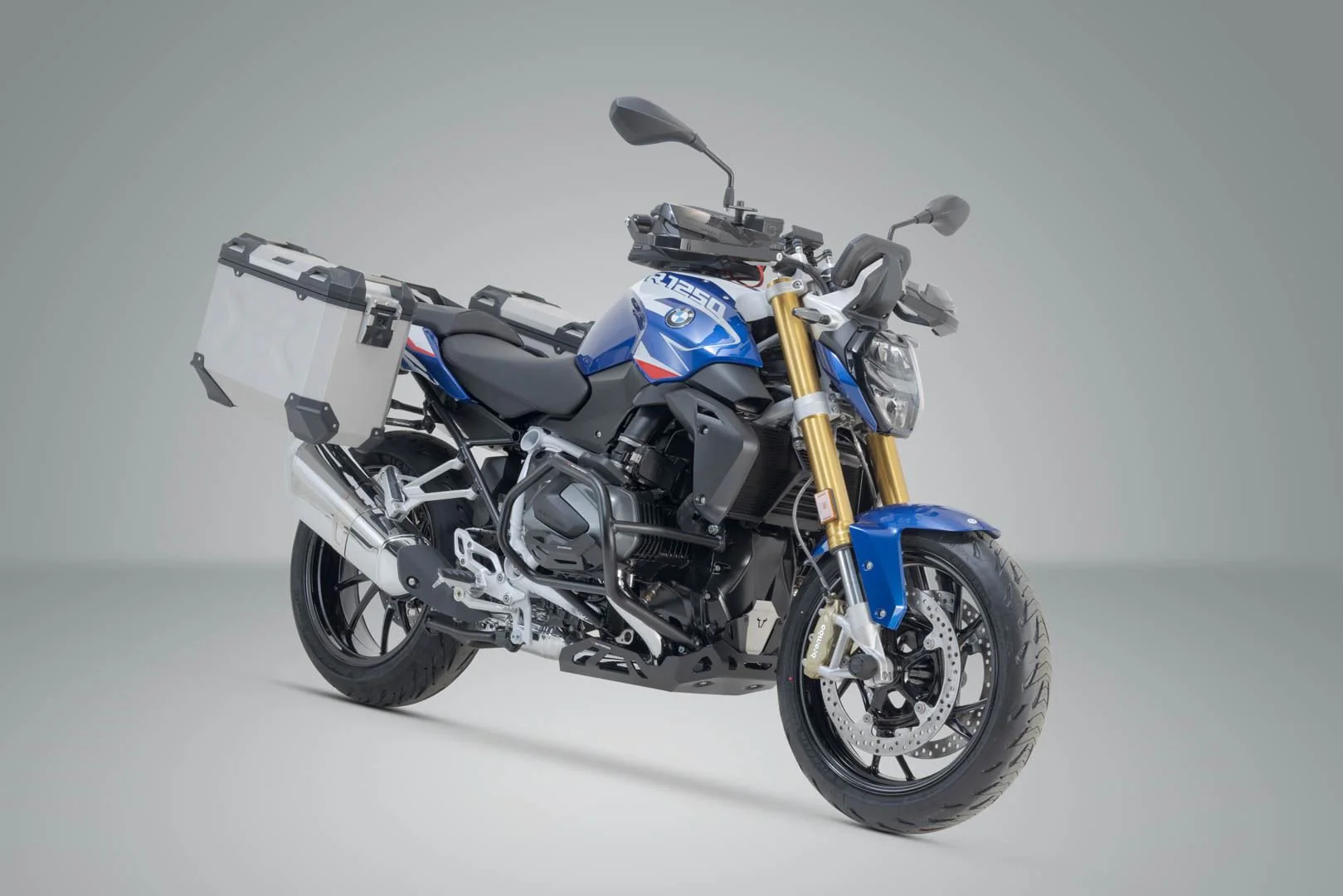 TRAX ADV Aluminium Case System 37/37 litre BMW R 1200 R/RS, R 1250 R/RS Silver - Image 2