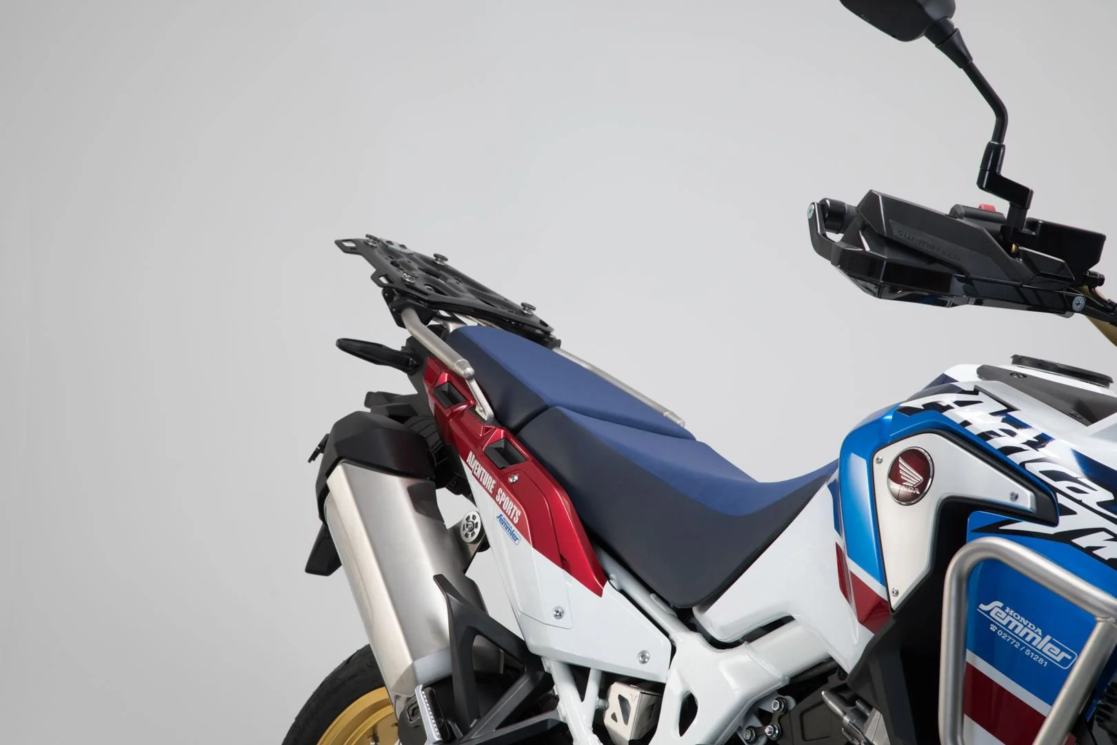 TRAX ADV Aluminium Case System 45/37 litre Honda CRF1000L / Adv Sports (18-) Silver - Image 4
