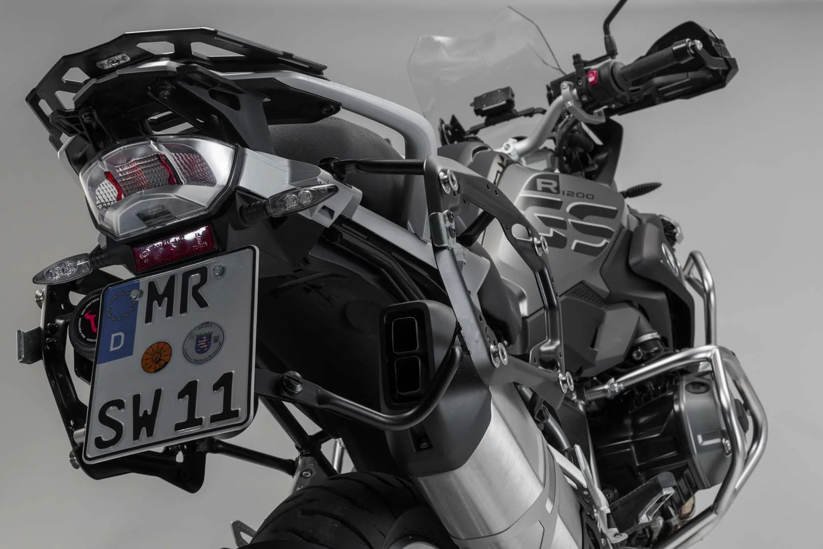 TRAX ADV Aluminium Case System 45/37 litre BMW R1200GS LC/Adv/Rallye, R1250GS Silver - Image 4