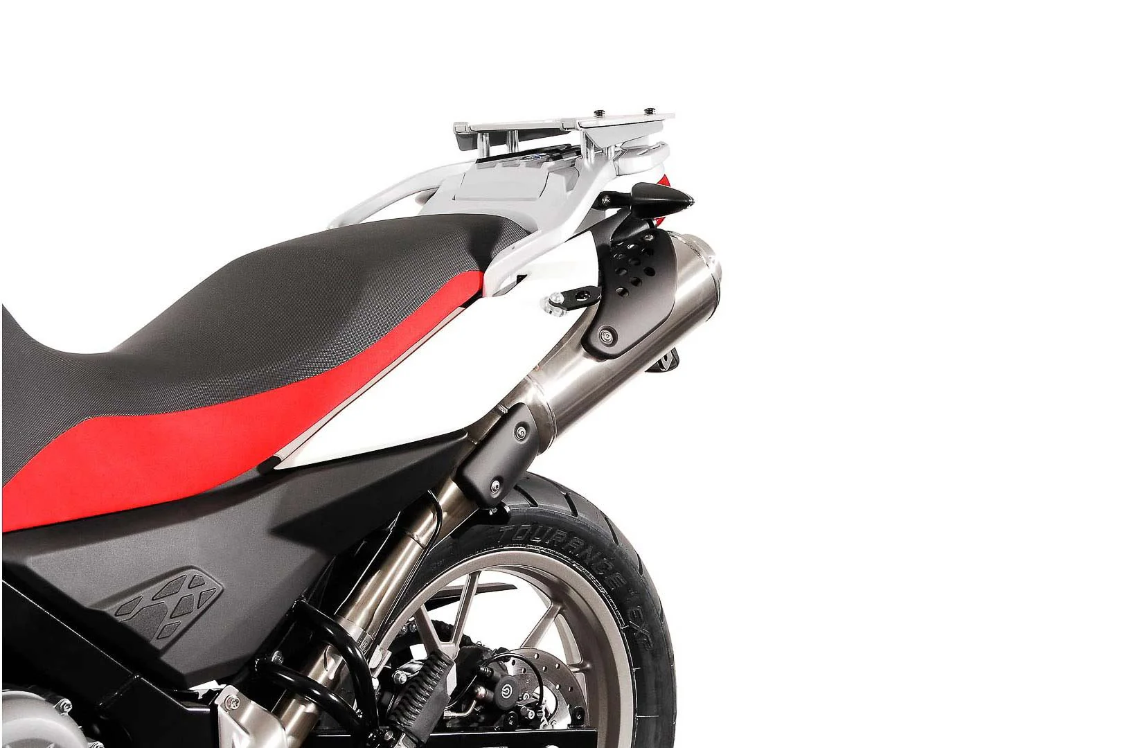 TRAX ADV Aluminium Case System 45/45 litre BMW F650GS (-07) / G 650GS (11-) Silver - Image 3