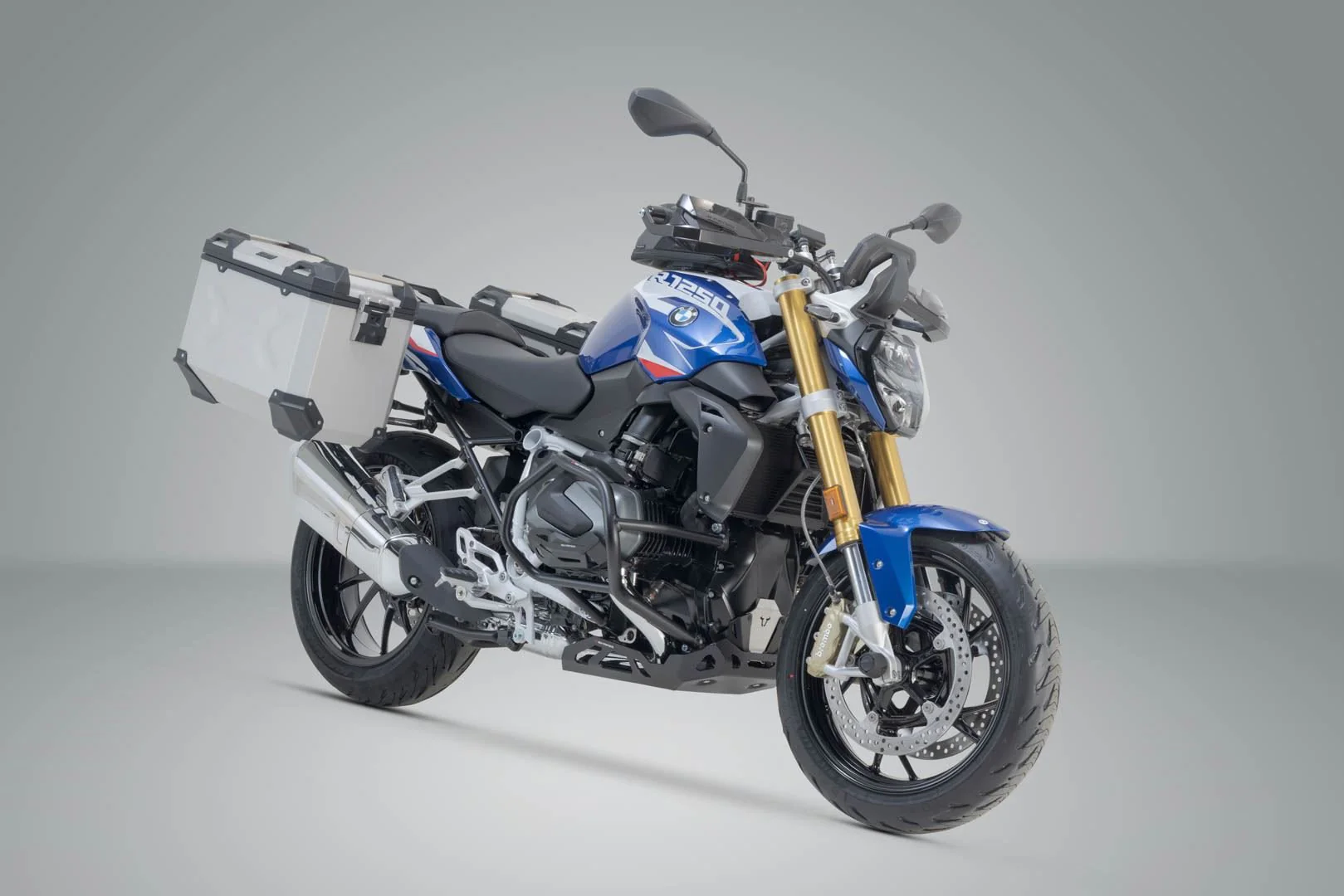 TRAX ADV Aluminium Case System 45/45 litre BMW R 1200 R/RS, R 1250 R/RS Silver - Image 2