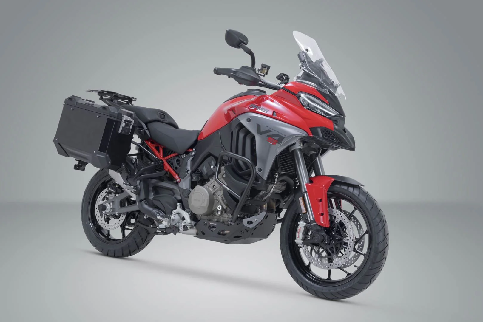 TRAX ADV aluminum case system Black. 37/37 l. Ducati Multistrada V4 (20-). - Image 2