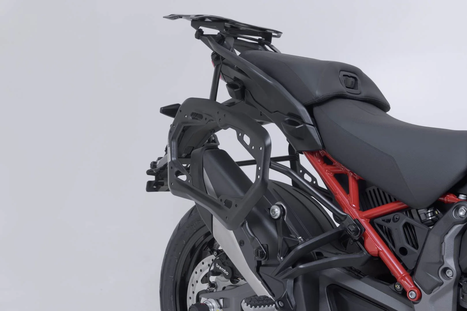 TRAX ADV aluminum case system Silver 37/37 l. Ducati Multistrada V4 (20-). - Image 3