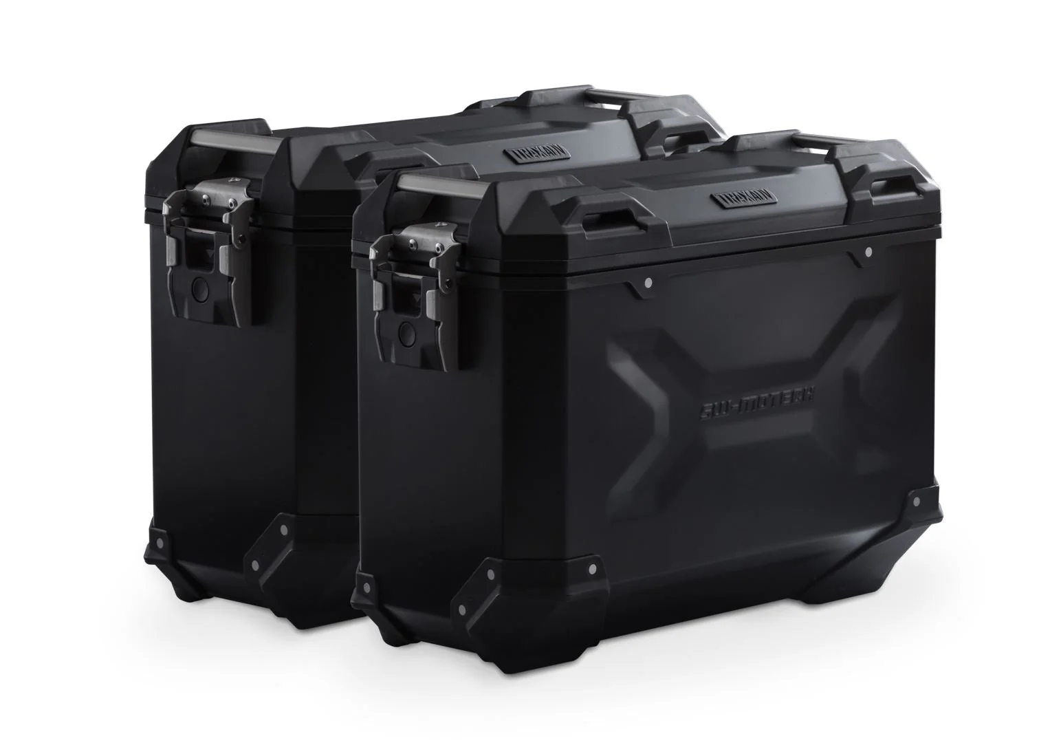 TRAX ADV aluminum case system US model Silver. 37/37 l. Ducati Multistrada V4 (20-).