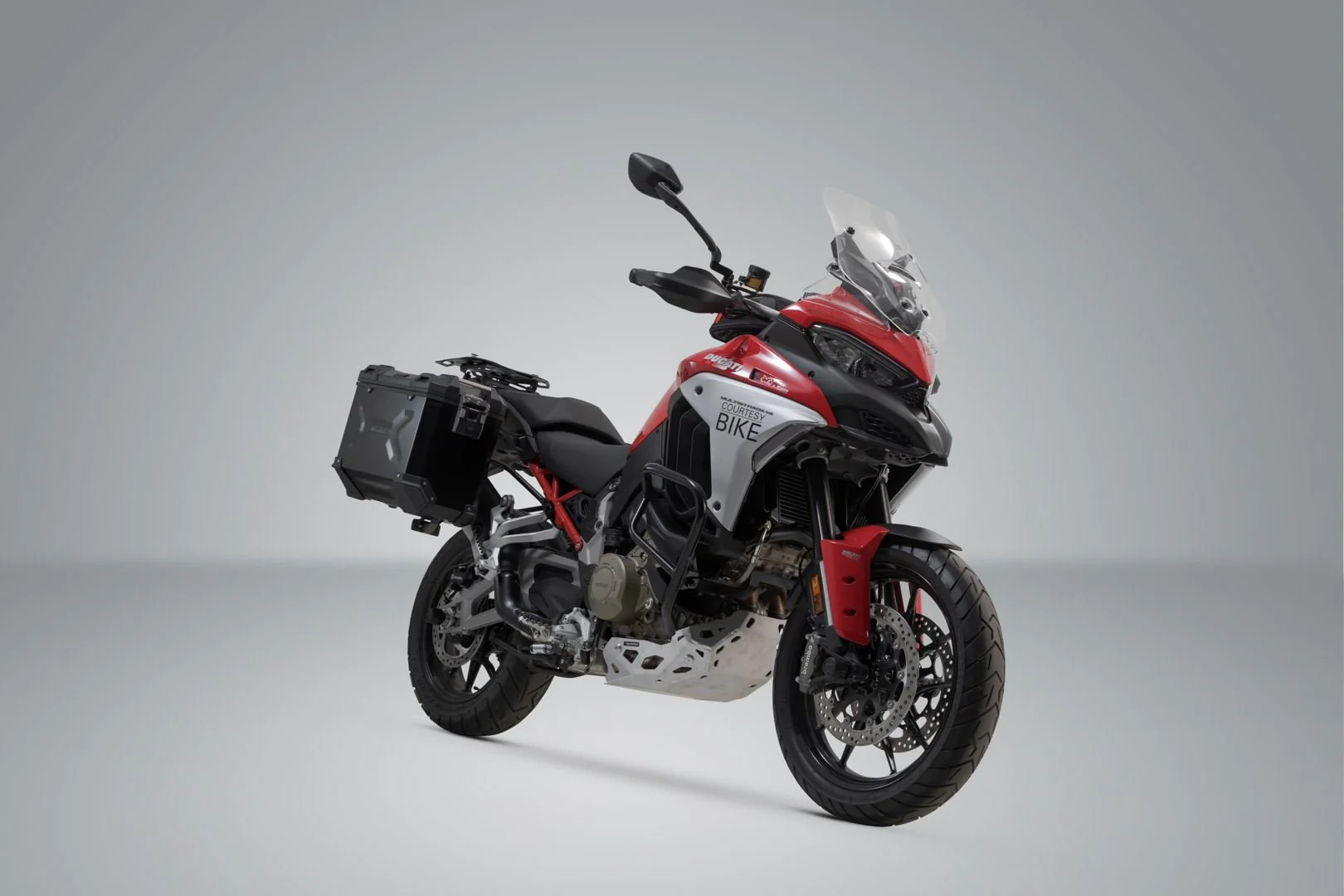TRAX ADV aluminum case system US model Silver. 37/37 l. Ducati Multistrada V4 (20-). - Image 2