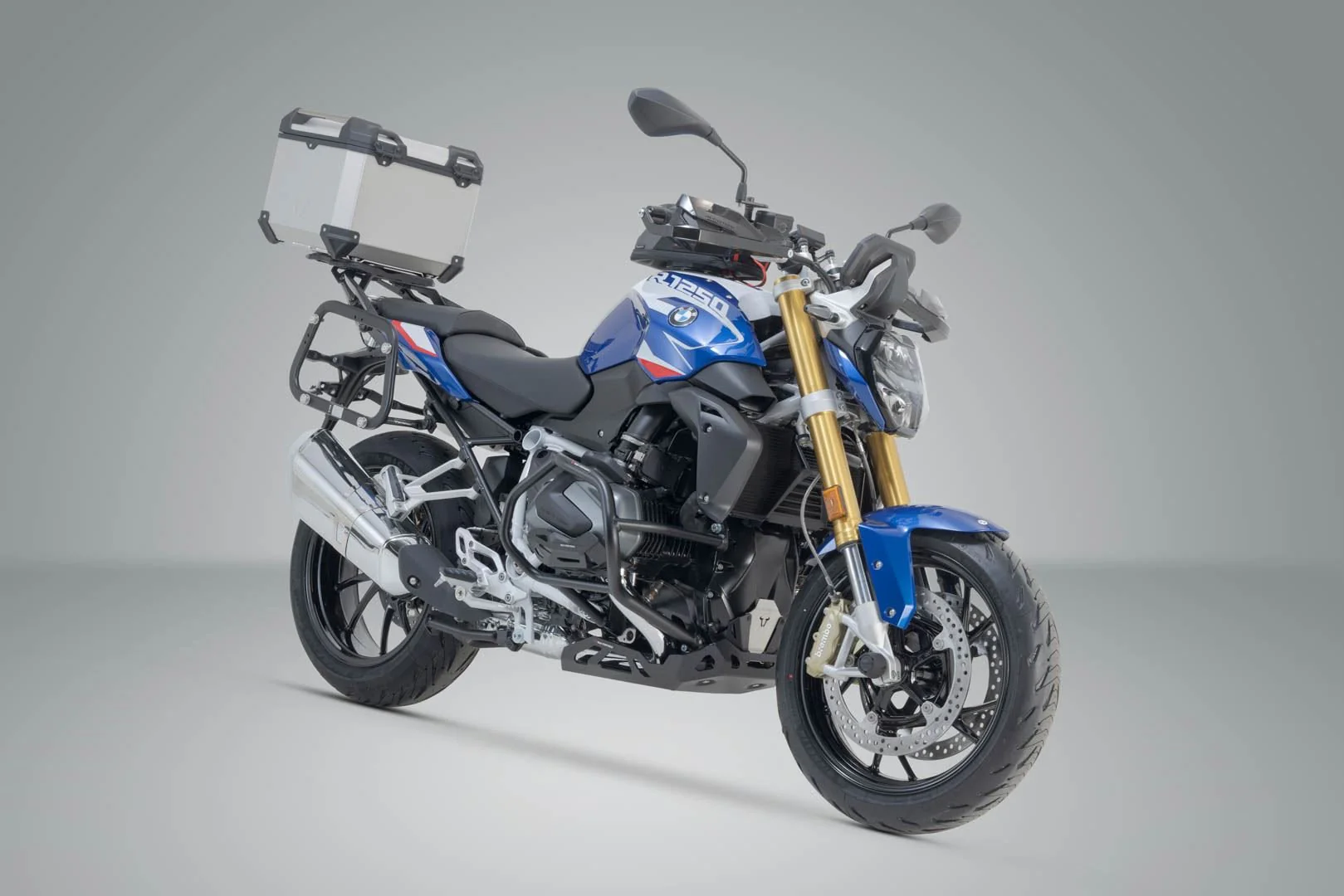 TRAX ADV Top Case System BMW R1200 R/RS (14-18) R1250 R/RS (18-) Silver - Image 2