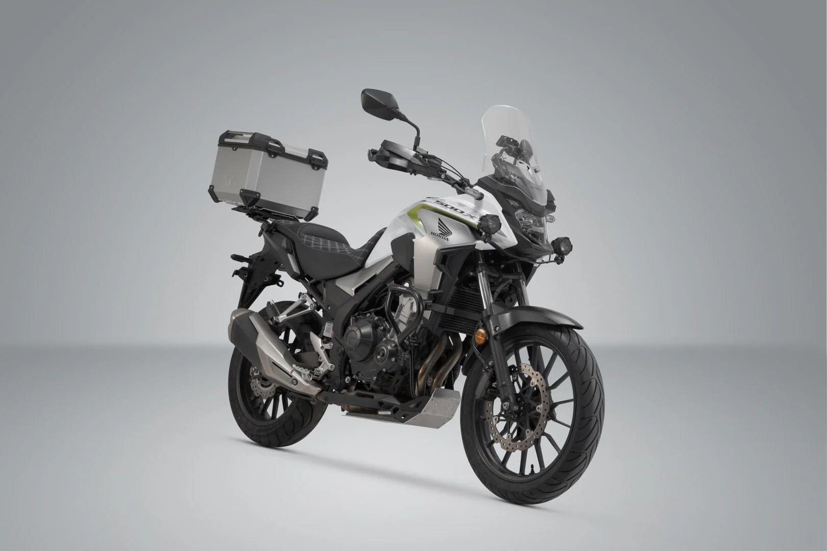 TRAX ADV Top Case System Honda CB500X (13-), CB500F (-16),CBR500R (-15) Silver - Image 2