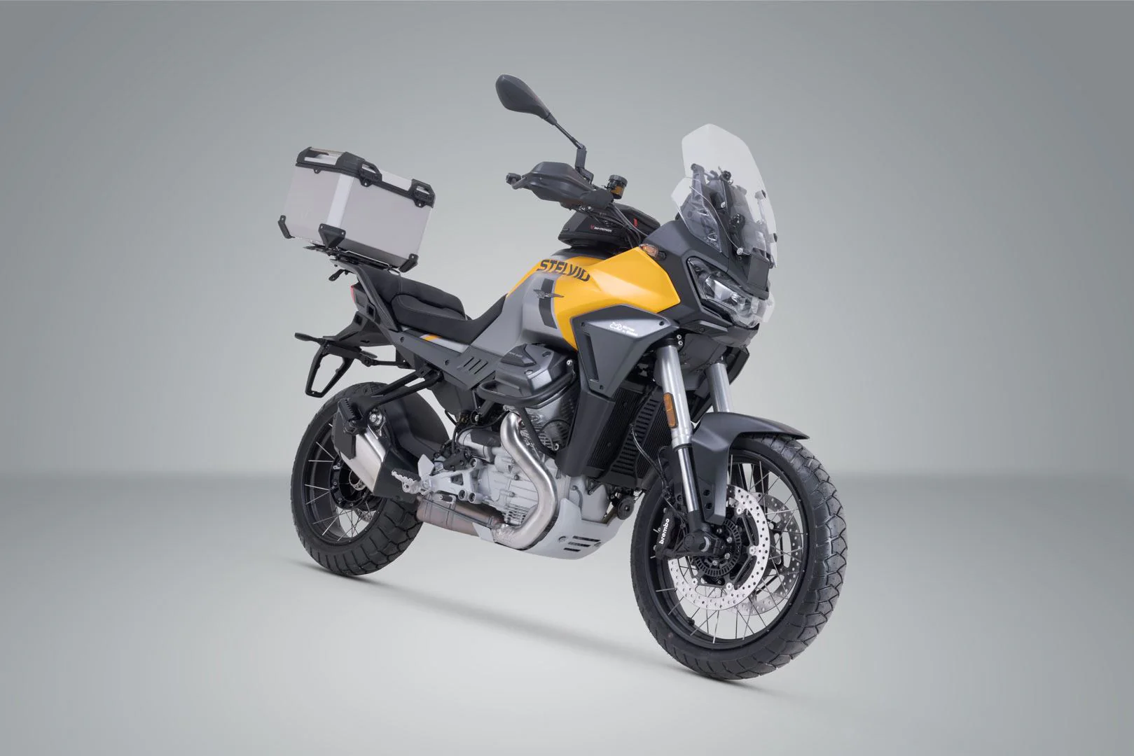 TRAX ADV top case system Silver. Moto Guzzi Stelvio (23-). - Image 2