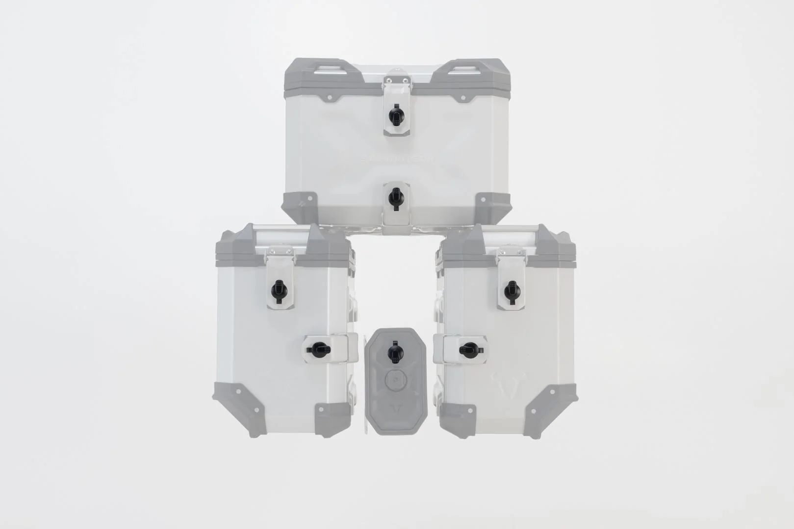 TRAX lock set with anti-theft protection EVO Anti-theft protection 9 matching locks, 2 keys - Image 2