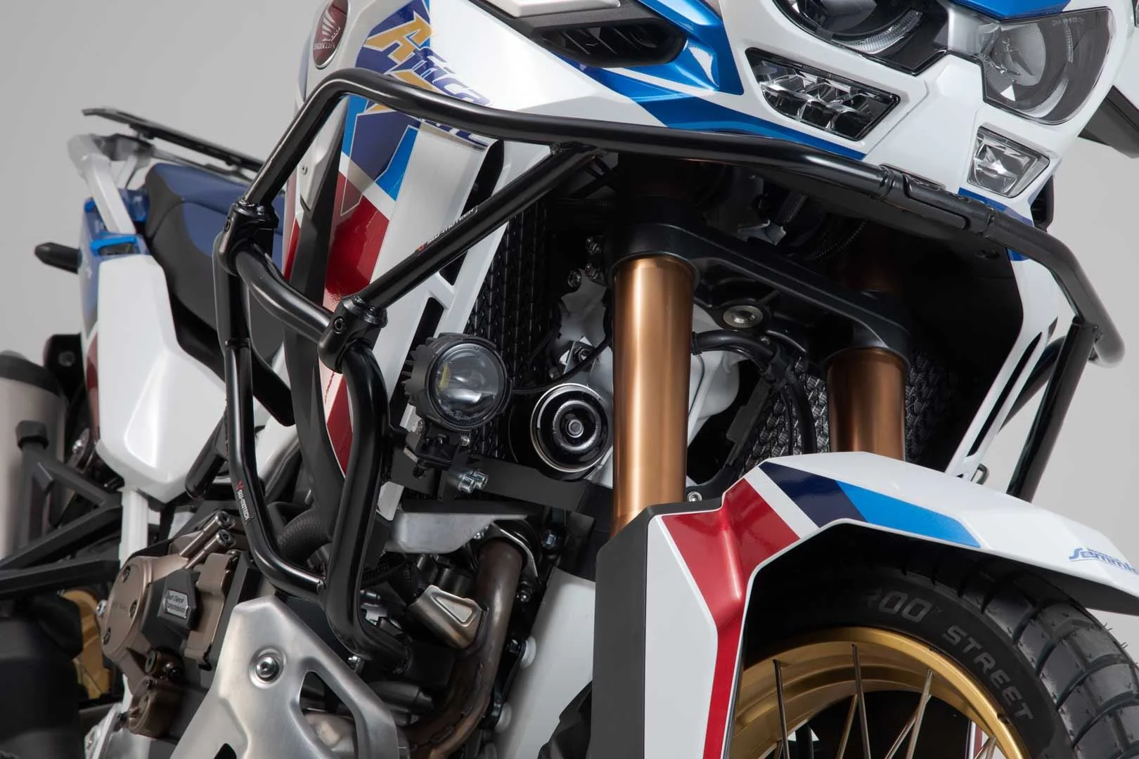 Upper crash bar Black Honda CRF1100L Africa Twin Adv Sp (19-) - Image 2