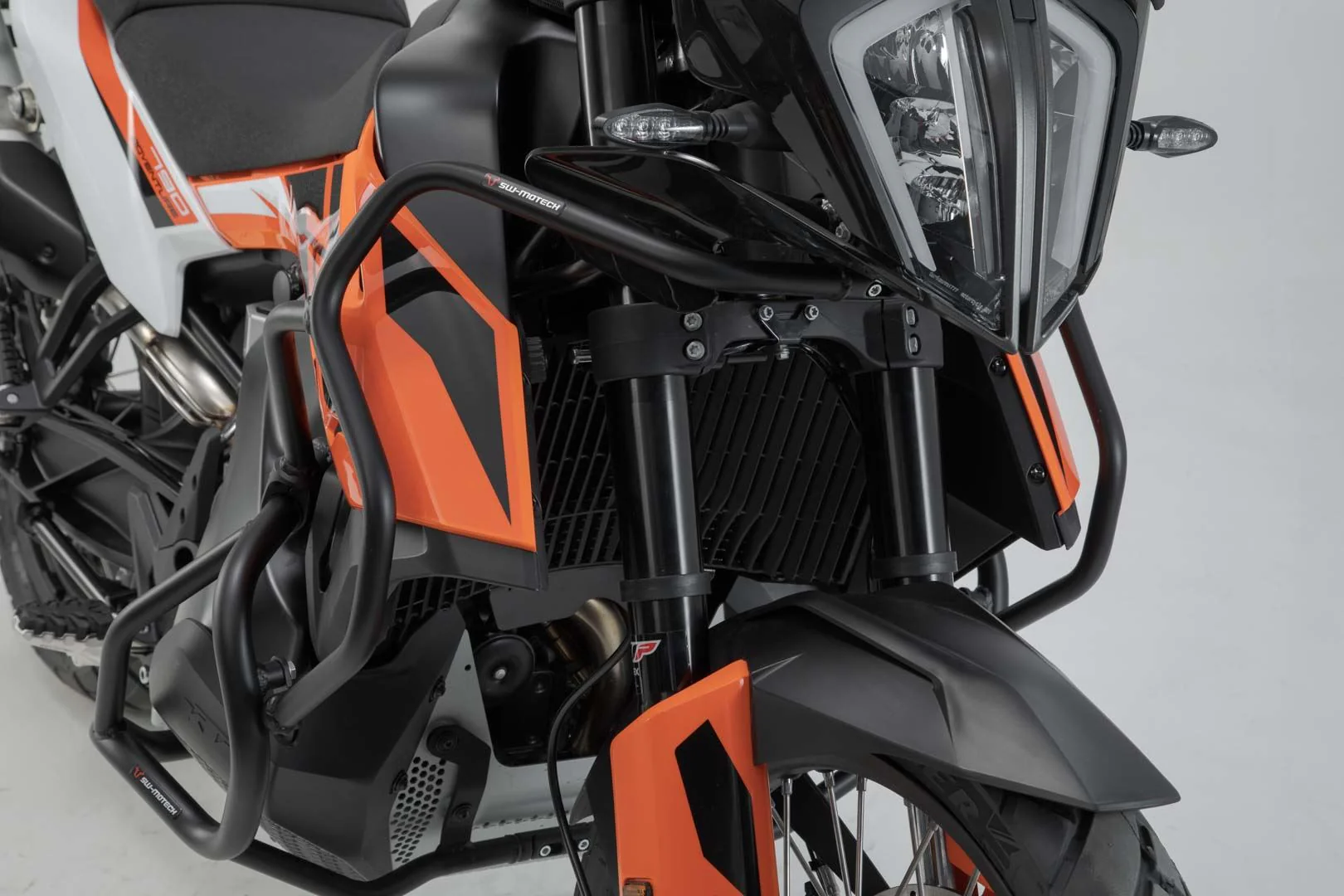 Crash bar KTM 790 Adventure/ 790 Adventure R (19-) UPPER CRASH BAR. Black - Image 2