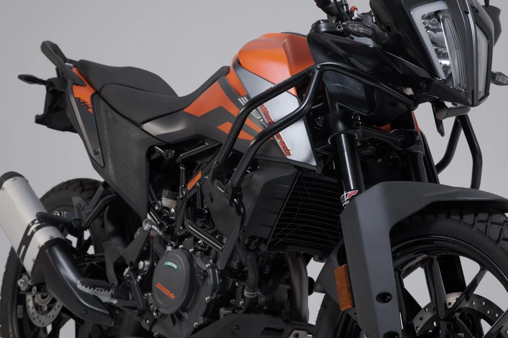 Crash bar KTM 390 Adv (19-)) UPPER CRASH BAR for orig KTM crash bar. Black - Image 2