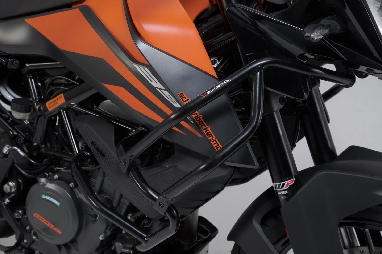 Crash bar KTM 390 Adv (19-)) UPPER CRASH BAR for orig KTM crash bar. Black - Image 3