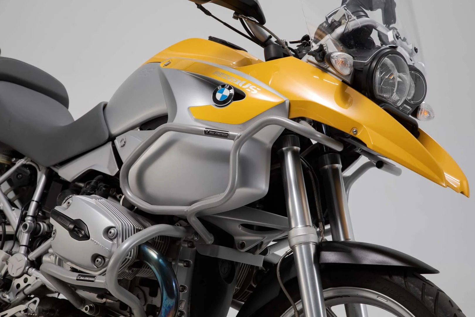 Crash bar BMW R1200 GS (04-07) UPPER CRASH BAR only with crash bar. Silver - Image 3