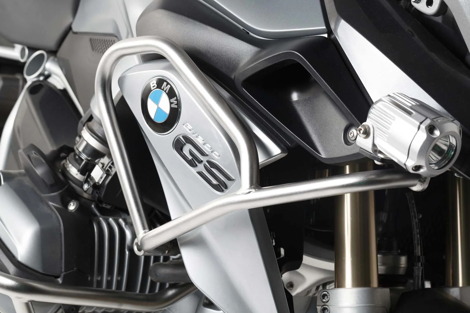 Crash bar BMW R 1200 GS LC (12-16) UPPER CRASH BAR. Silver - Image 2