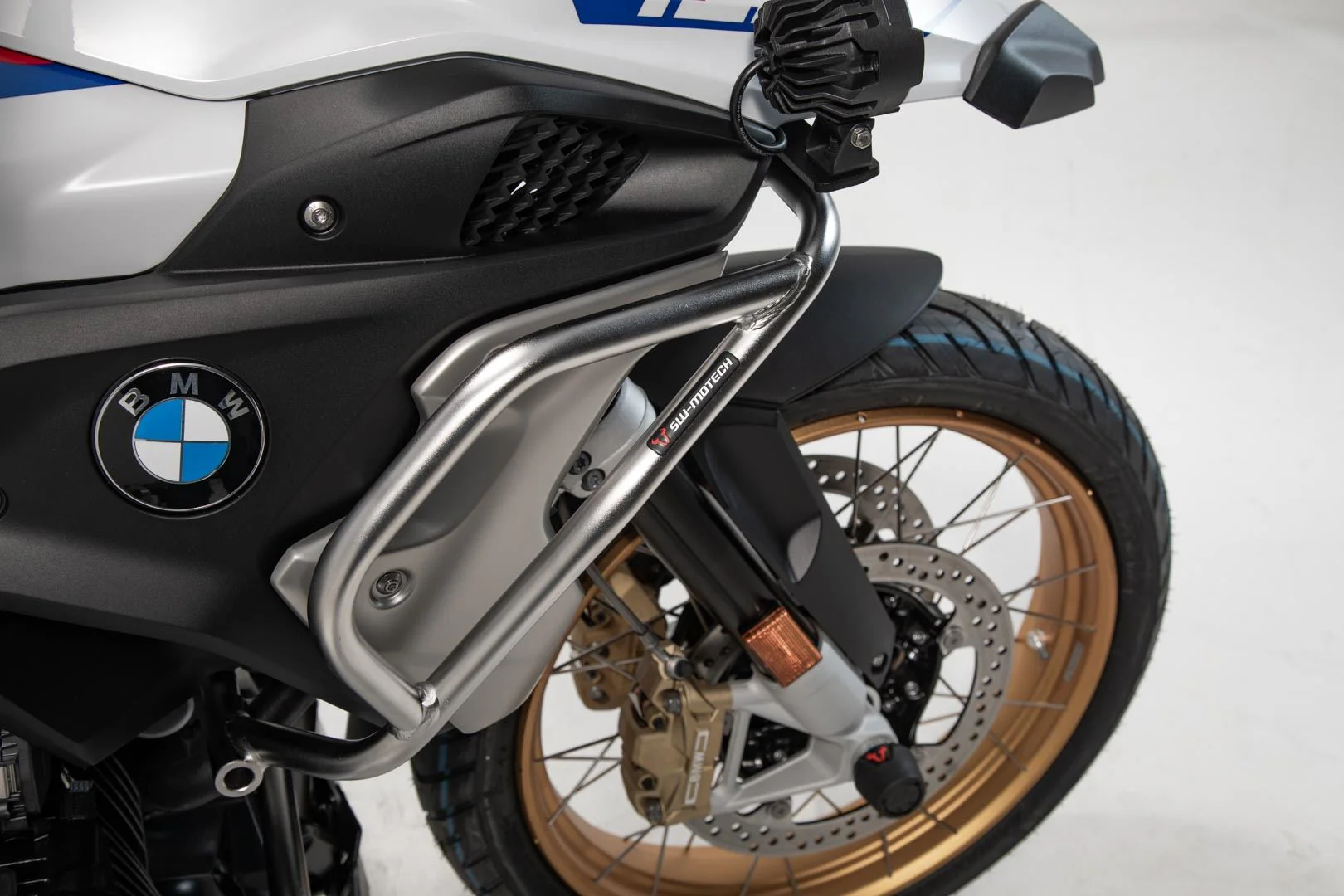 Crash bar BMW R1200GS , R1250GS UPPER CRASH BAR. Silver - Image 5
