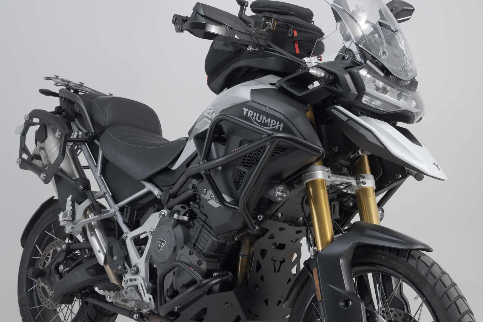 Upper crash bar Triumph Tiger 1200 models (22-) Black - Image 2