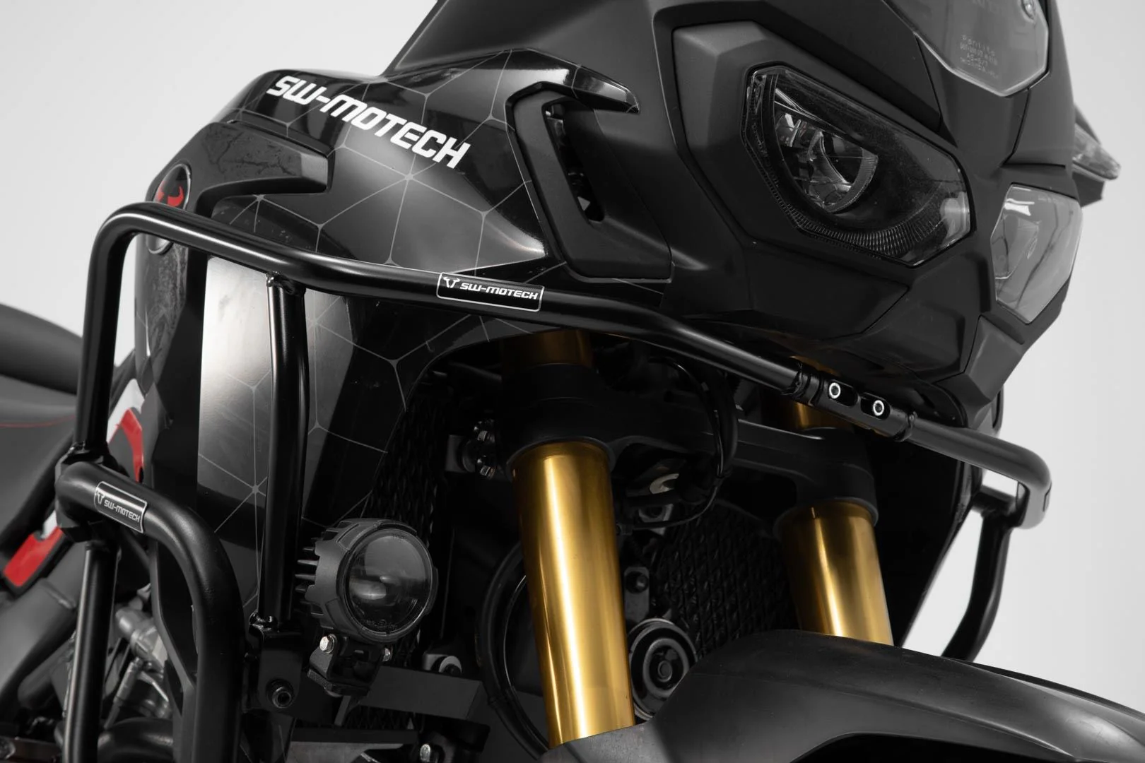 Crash bar Honda CRF1000L Africa Twin (15-) UPPER CRASH BAR. Black - Image 2