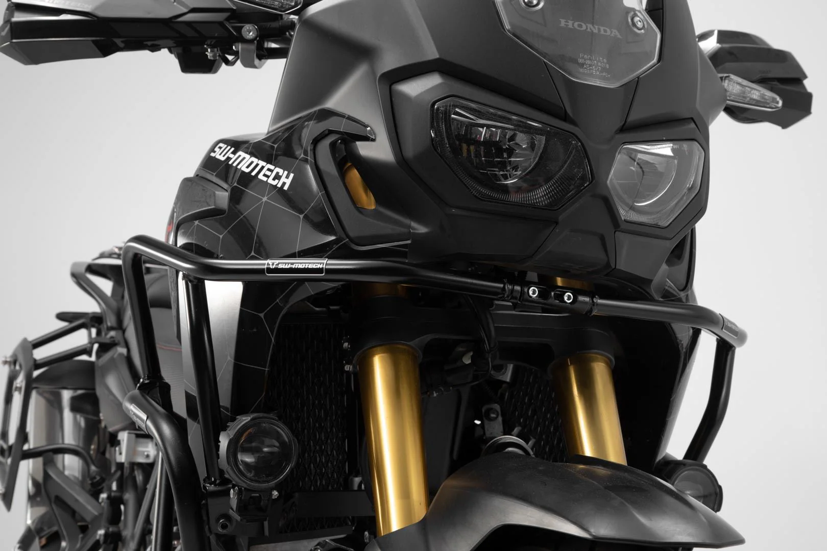 Crash bar Honda CRF1000L Africa Twin (15-) UPPER CRASH BAR. Black - Image 3