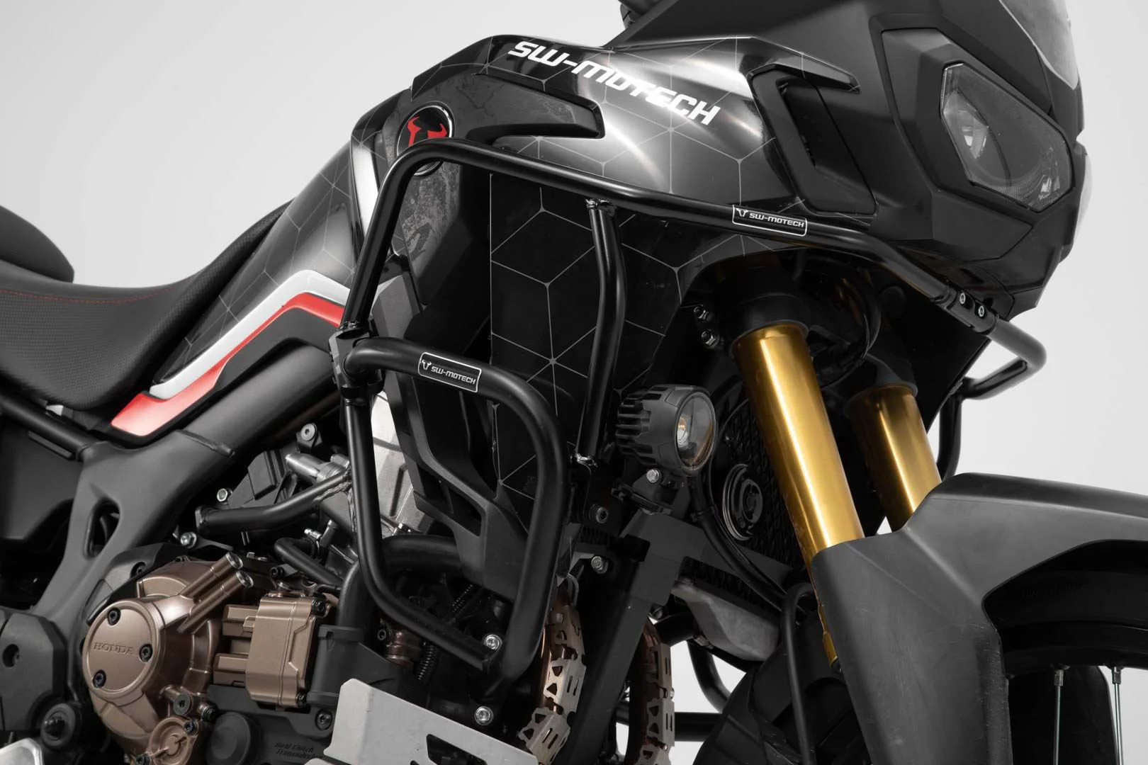 Crash bar Honda CRF1000L Africa Twin (15-) UPPER CRASH BAR. Black - Image 5